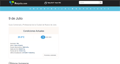 Desktop Screenshot of 9dejulio.com