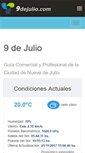 Mobile Screenshot of 9dejulio.com